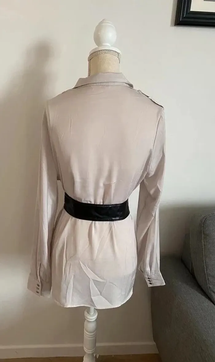 Chemise haut top travail fluide habillé Zara 38 - photo numéro 2