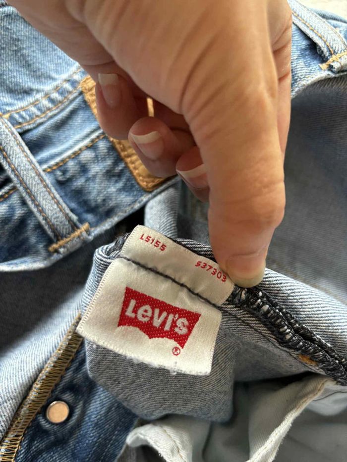 Jean Levi’s 501 bleu homme coupe relaxed droite ample taille W38 48 XL - photo numéro 9