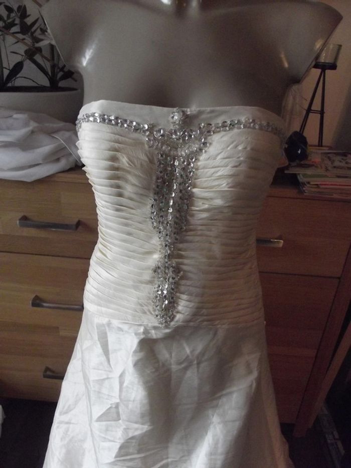 sublime robe bustier soirée / cocktail / mariage 34 ttbe - photo numéro 4