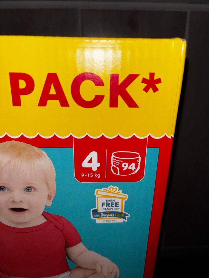 Lot de 2 Maxi Pack de 94 Couches Pampers  Baby-Dry Pants Neuf Dans L’emballage. - photo numéro 3