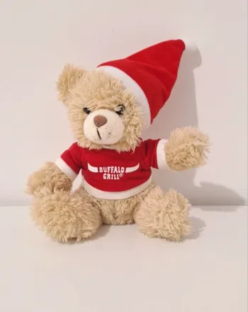 Petite peluche Ours de Noël
