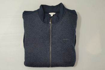 Vêtement Homme Veste gilet zippé bleu marine Calvin Klein taille L #Retrostreet