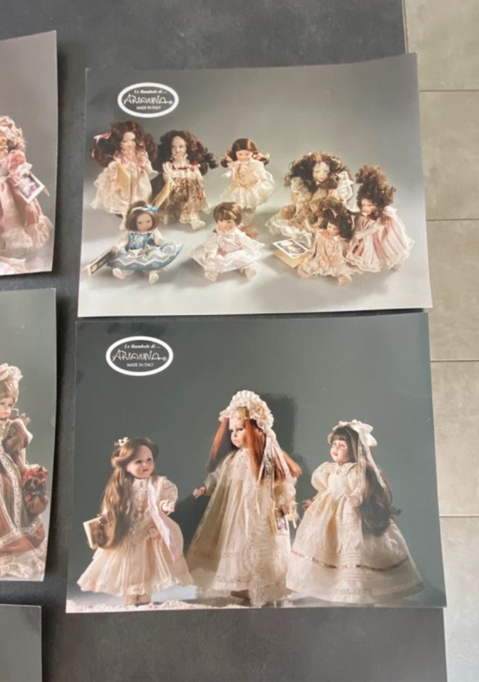 14 grandes photos catalogue poupées de collection italiennes Le bambole di Arianna - photo numéro 3