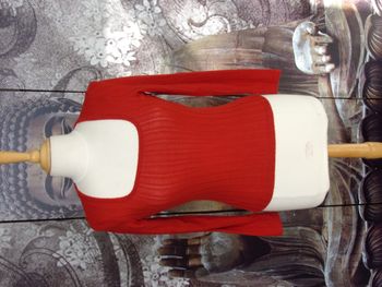 ❤️Top rouge manches longues – Sans marque – Taille XS