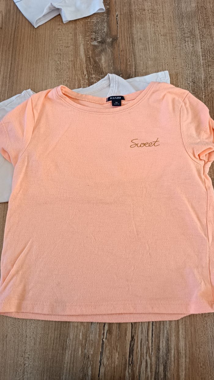 Lot de tee-shirts bébé fille - photo numéro 6