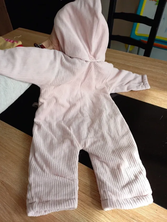 Combinaison rose, chaude bébé 6 mois - photo numéro 6