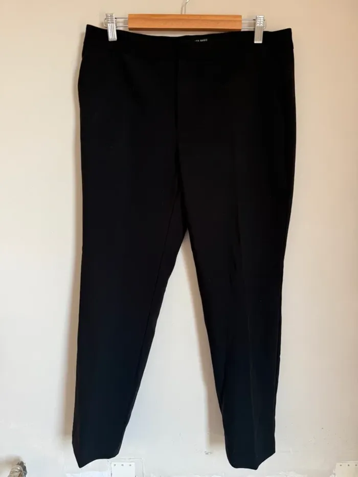 Pantalon de tailleur Zara noir
