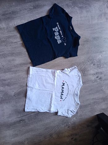 Lot tee shirt hauts 24 mois 2 ans 86 cm