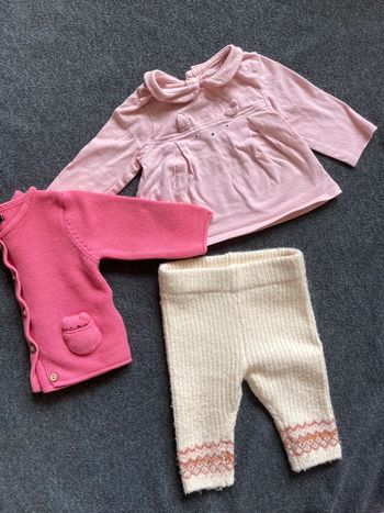 Ensemble Kiabi 3m, gilet, pantalon et polo