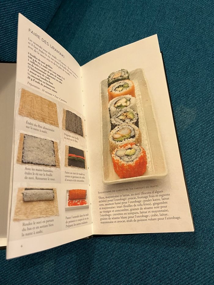 Livre de recettes sushis sashimis et yakitoris - photo numéro 2