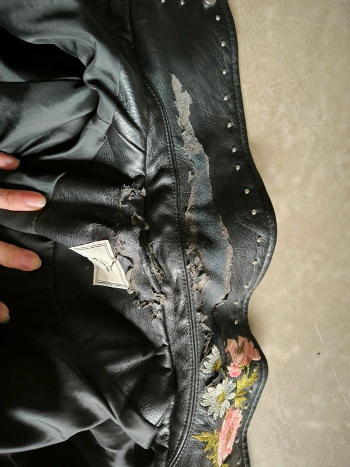 Blouson fleurie brodé - photo numéro 5