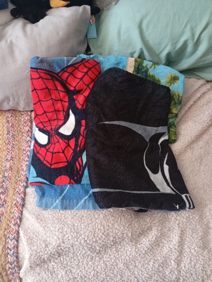 Lot de 3 serviettes plage ou piscine