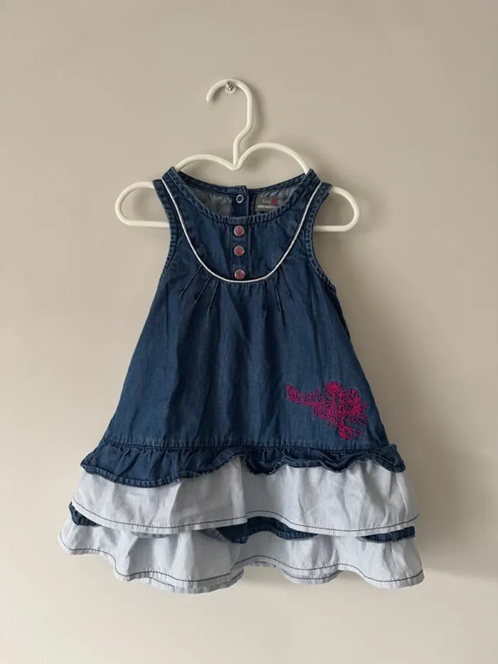 👗Robe - printemps été - bébé fille - 18 mois -orchestra