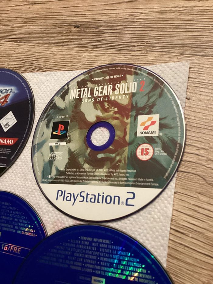 lot de 5 CD seul de jeu et démo ps2 Sony - photo numéro 2