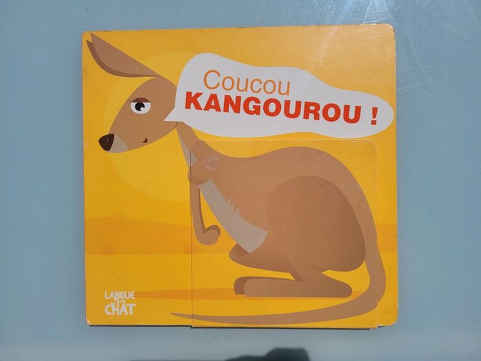 Livre surprise grand format 🦘 Coucou Kangourou ! 🦘 éditions langue de chat - photo numéro 2