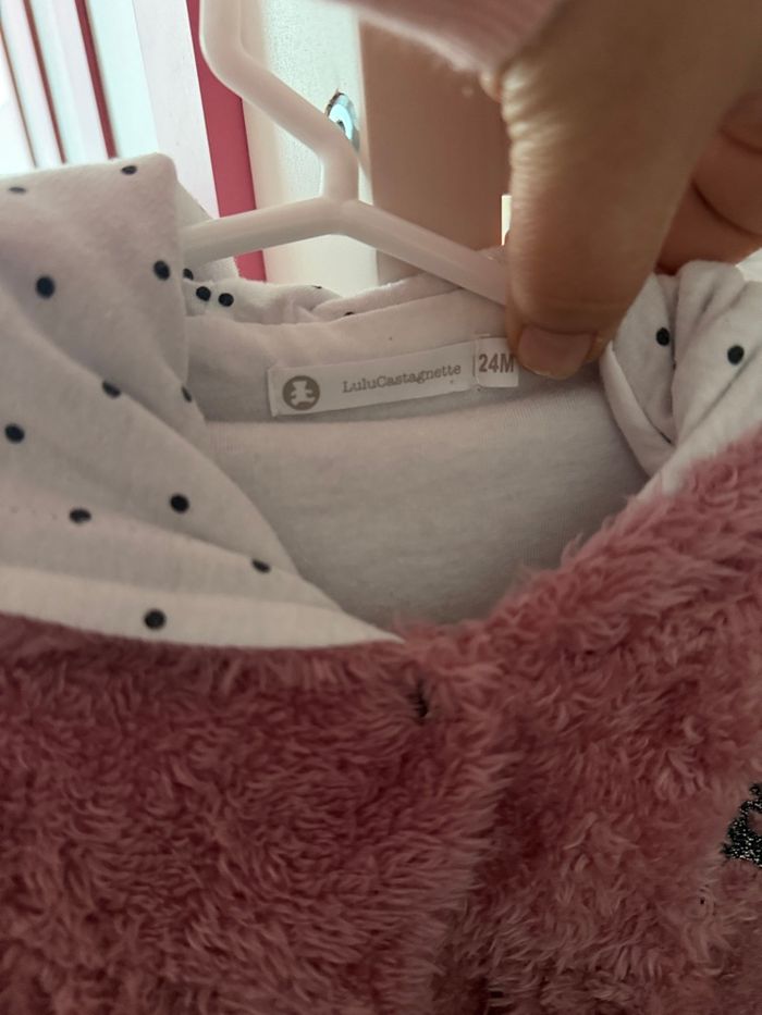 Poncho rose lulu castagnette - photo numéro 2