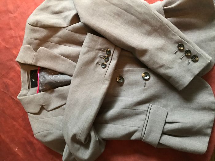 blaser gris - H & M - t.34 - photo numéro 5