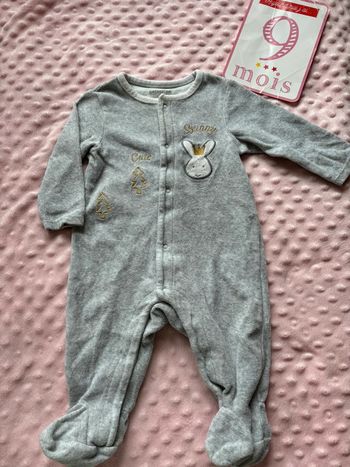 Pyjama hiver 9 mois