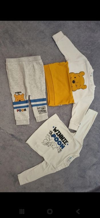 Ensemble 3 pièces winnie l'ourson