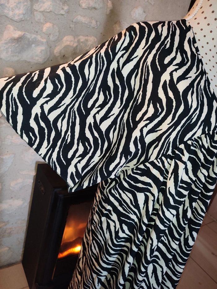 Robe longue zèbre - photo numéro 4