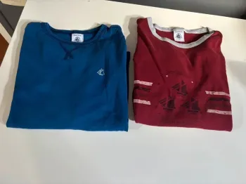 Lot 2 t-shirt petit bateau