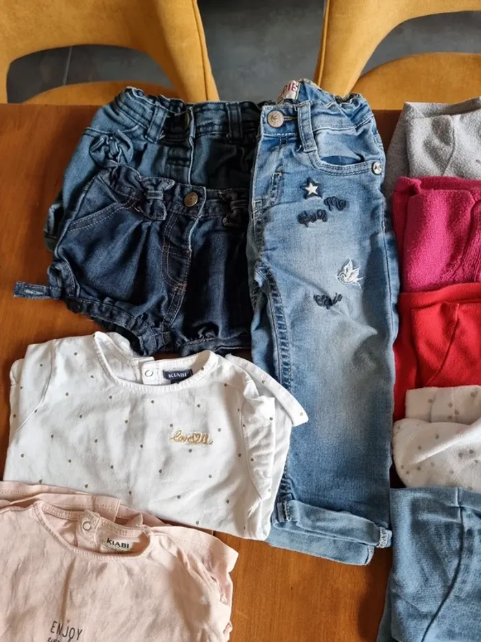 Lot vêtements bébé fille 12 mois - photo numéro 12