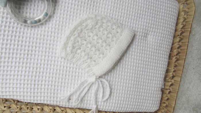 Bonnet/béguin naissance - photo numéro 2