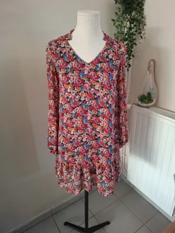 Robe fleurie Naf Naf T34