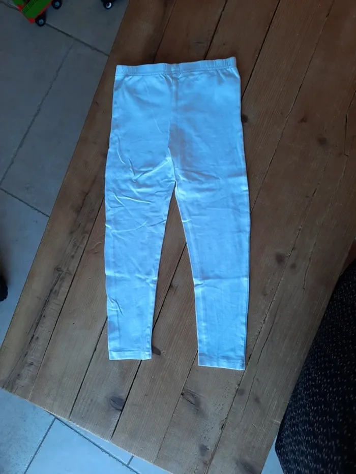 Legging 3/4 blanc - photo numéro 4