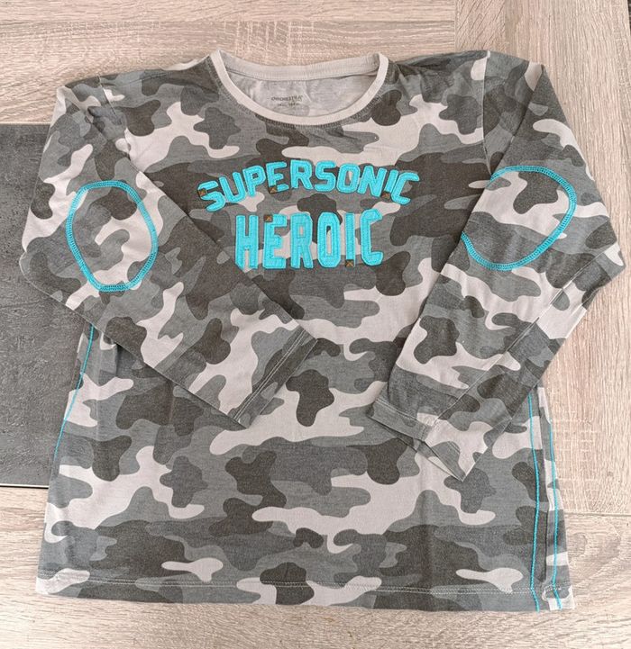 t-shirt manches longues garçon taille 14ans