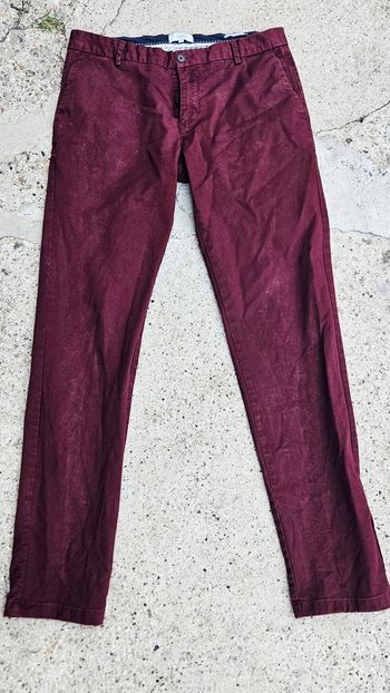 Pantalon bordeaux Jules slim 42