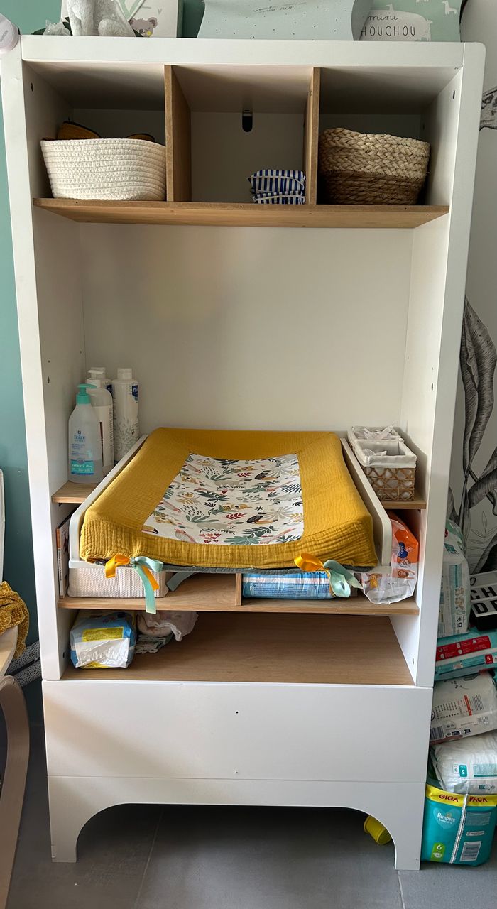 Lit bébé + table à langer VERTBAUDET très bon état - photo numéro 2