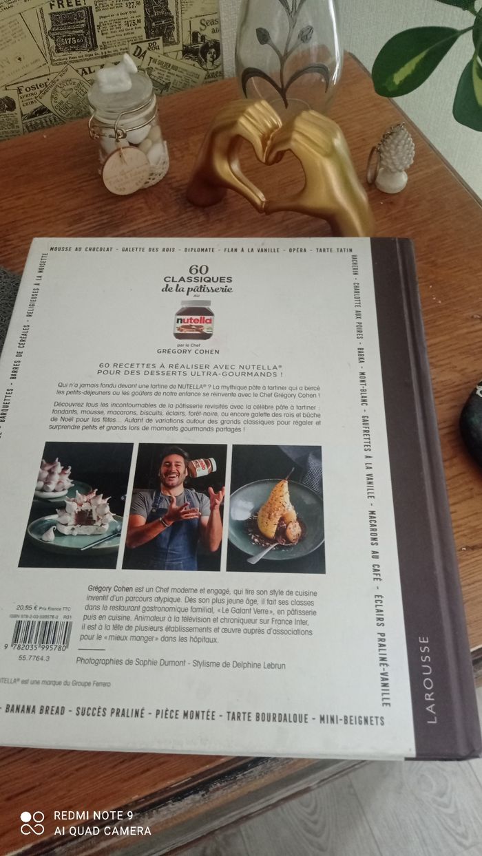 livre 60 classiques de la pâtisserie avec Nutella - photo numéro 3