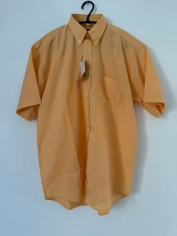 Chemise manche courte orange neuve taille M challenger