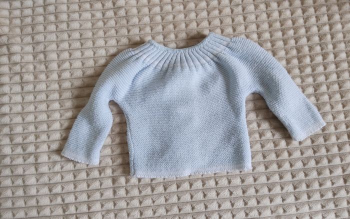 Gilet bleu clair - photo numéro 2