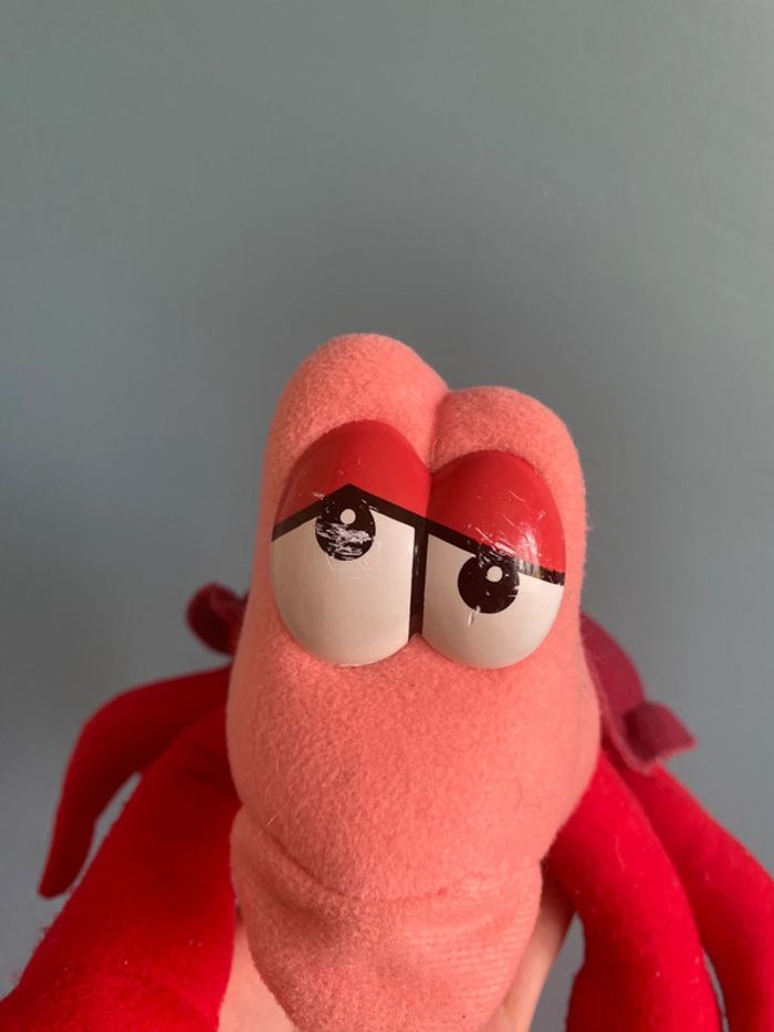 Peluche le crabe Sebastien de la petite sirène Disney - photo numéro 2