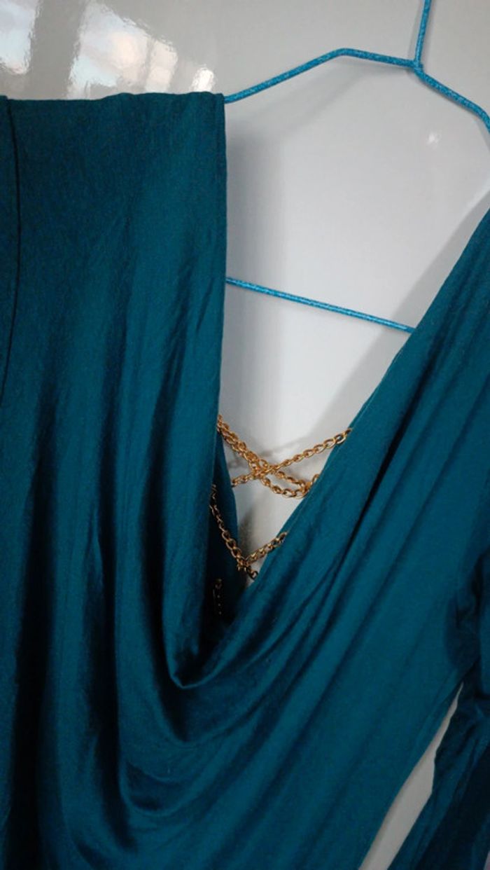 🌺 TSHIRT manches longues chaînes dos - photo numéro 3