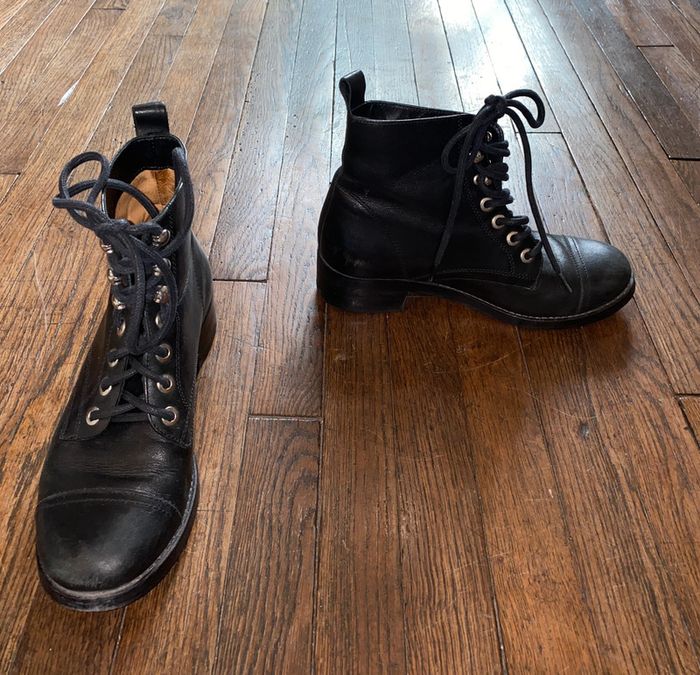 Bottines cuir maje Taille 37 Valeur 350 euros - photo numéro 5