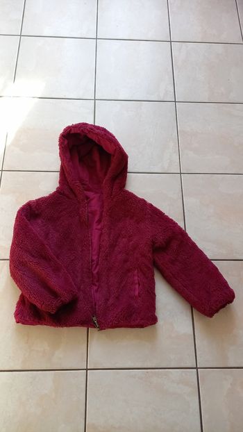 Blouson/doudoune à capuche réversible T.6 ans