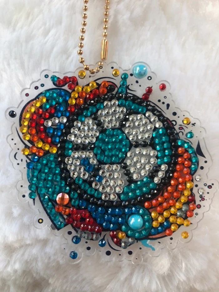 Ballon en diamond painting