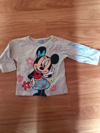 T shirt manches longues minnie disney 6 mois
