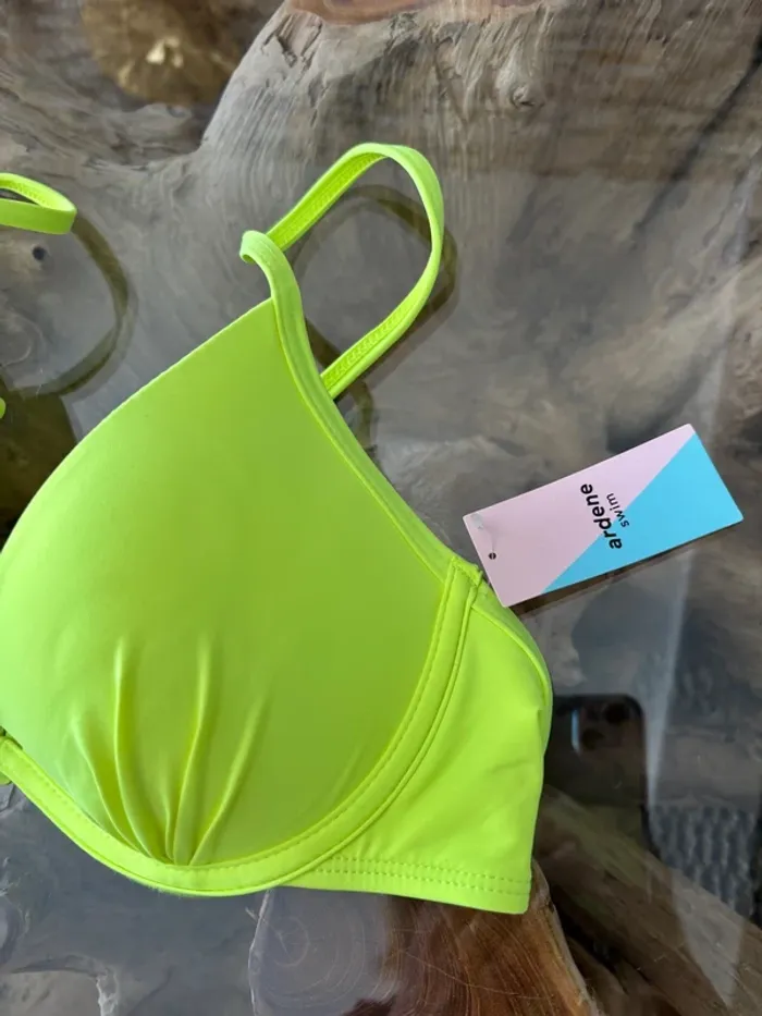 Haut de maillot de bain jaune fluo Ardene - photo numéro 4