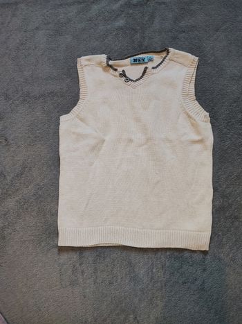 Pull sans manches 6 ans