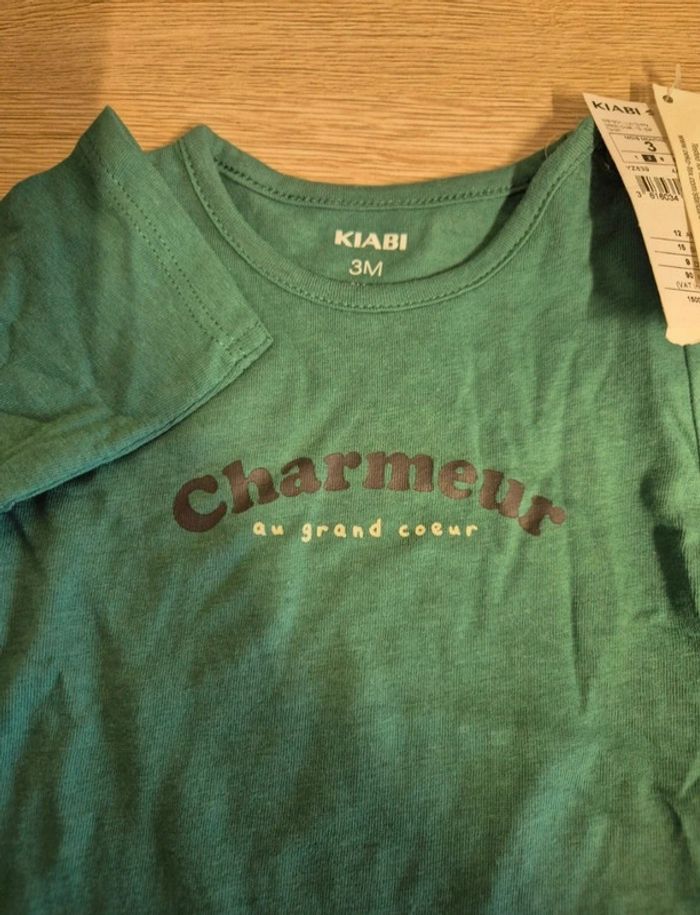 T-shirt 3 mois kiabi - photo numéro 2