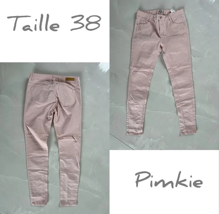Jean rose pimkie taille 38 - photo numéro 3