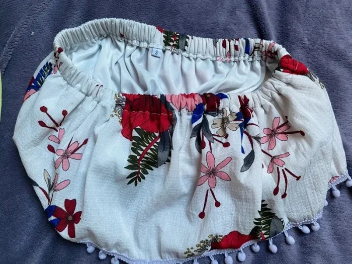Haut en forme de bandeau femme taille S - photo numéro 3