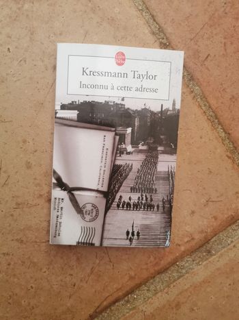 Inconnu à cette adresse, livre de Kressmann Taylor