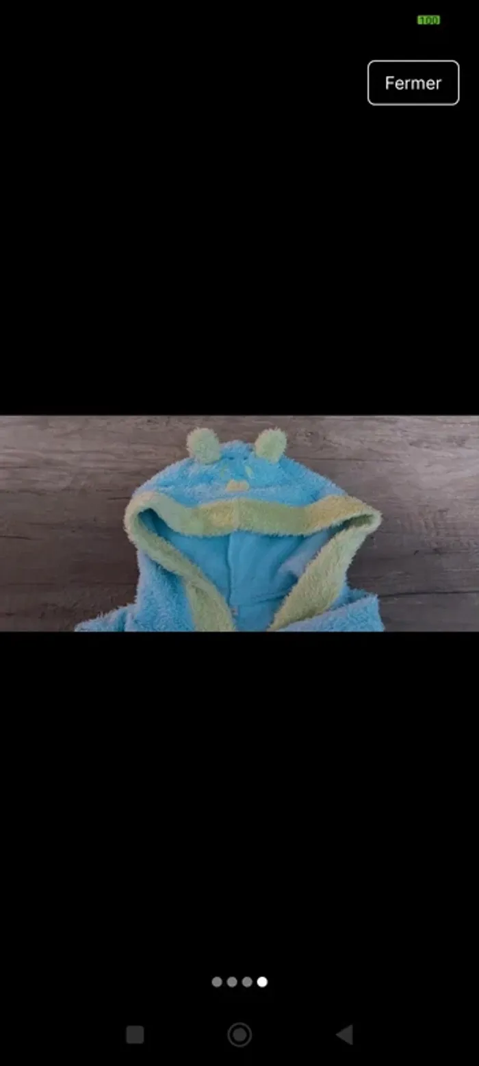 Robe de chambre taille 36 mois 
Toute douce 
Toute chaude - photo numéro 2
