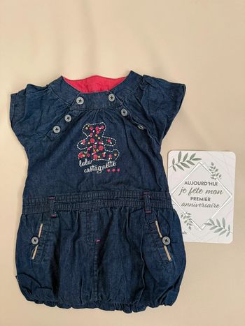 Robe Lulu castagnette 12 mois