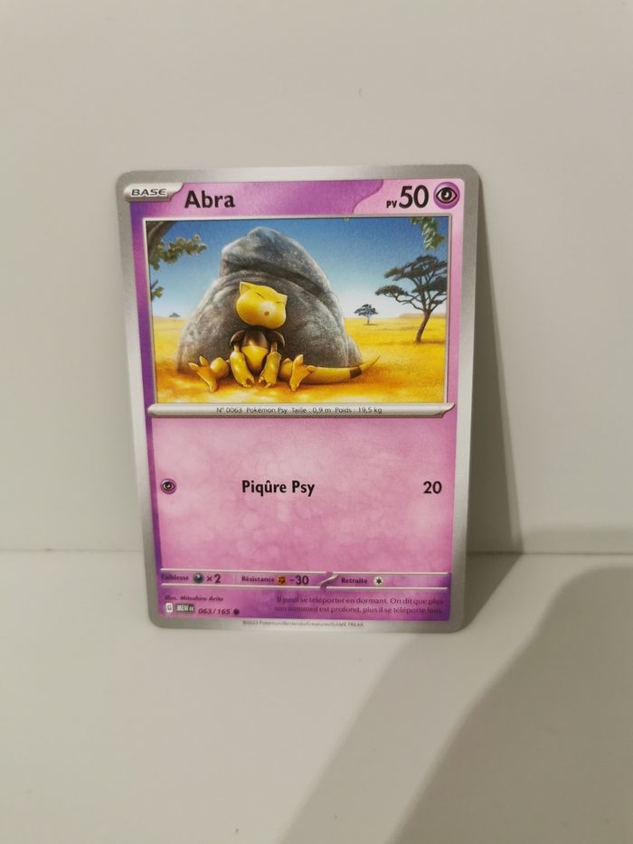 Carte Pokémon Abra 063/165